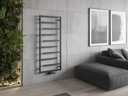 Radiator decorativ Mexen Orlando 1380 x 600 mm, 445 W, antracit - W207-1380-600-00-66