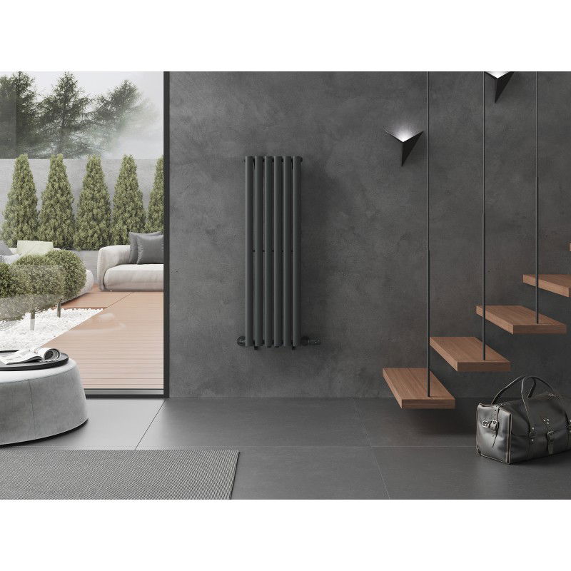 Mexen Oregon dekoratív radiátor 1200 x 360 mm, 417 W, antracit - W202-1200-350-00-66