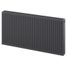 Mexen CC22 panelradiátor 400 x 900 mm, alsó középső csatlakozás, 1067 W, antracit - W6C22-040-090-66
