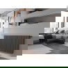 Mexen CC22 panelradiátor 600 x 800 mm, alsó középcsatlakozás, 1322 W, antracit - W6C22-060-080-66