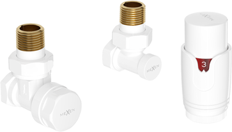 Mexen G00 termosztatikus készlet, fehér, W901-900-20