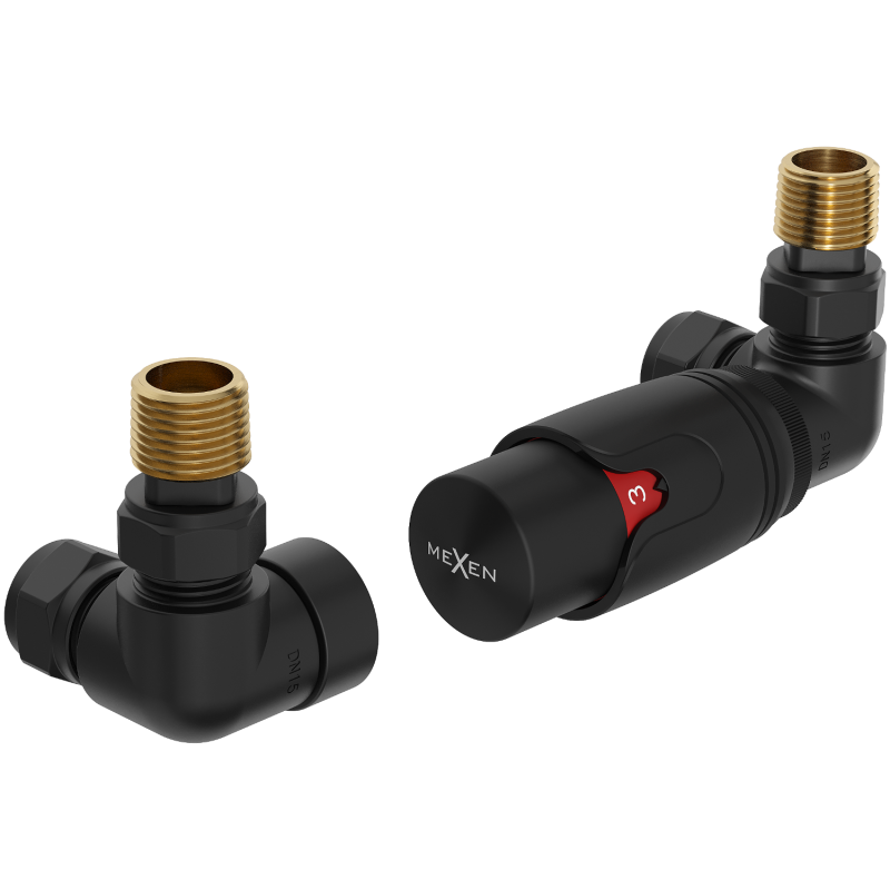 Mexen G00 set termostatic axial, negru - W903-900-70