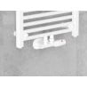 Mexen G00 termosztatikus szett, szögletes, Duplex, DN50, fehér - W907-900-20