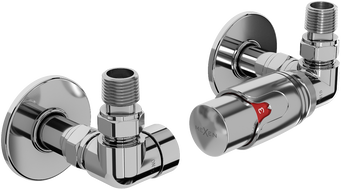 Mexen G00 set termostatic axial cu mascare R, crom - W903-900-904-01