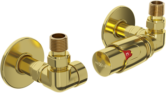 Mexen G00 set de termostat axial cu masca R, auriu - W903-900-904-50