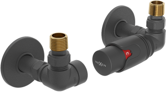 Mexen G00 set termostatic axial cu mască R, antracit - W903-900-904-66