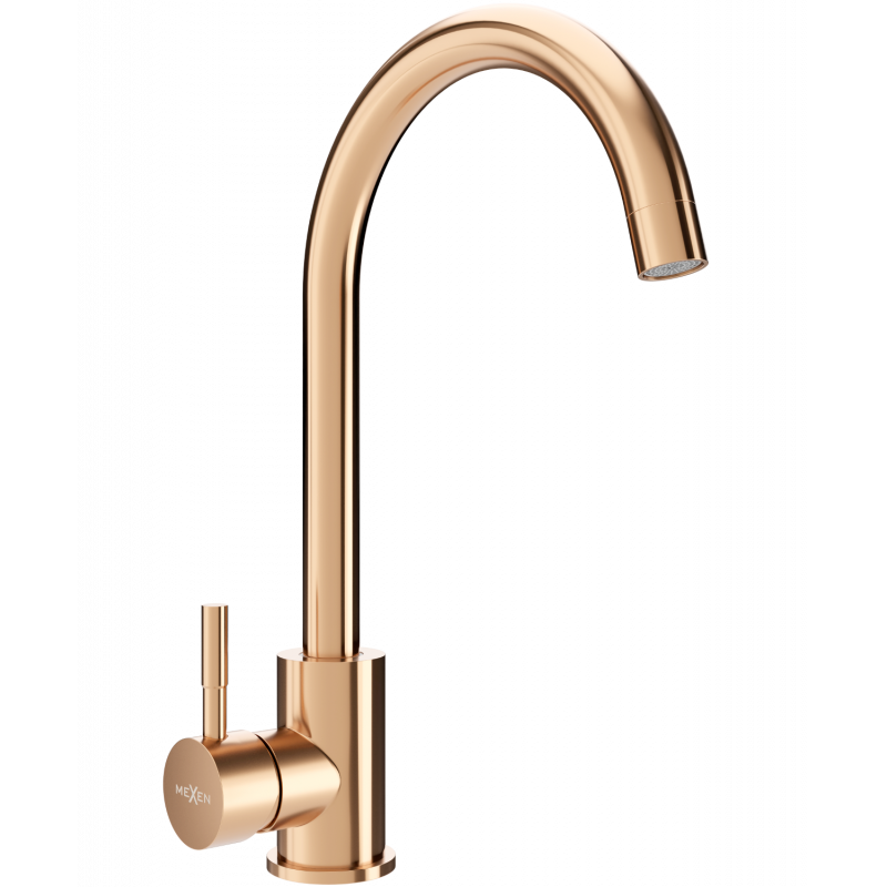 Mexen Foggia baterie de bucătărie, Roz-auriu - 671800-60