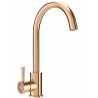 Mexen Foggia baterie de bucătărie, aur roz - 671800-60