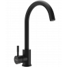 Mexen Foggia bateria de bucătărie, neagră - 671800-70