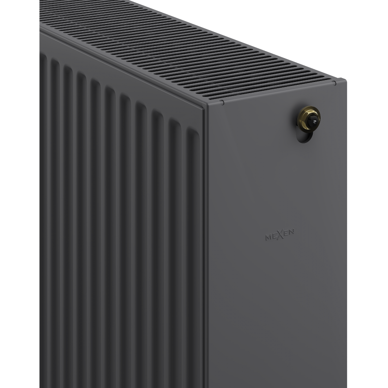 Mexen CC33 lapradiátor 600 x 1000 mm, alsó középső csatlakozás, 2335 W, antracit - W6C33-060-100-66