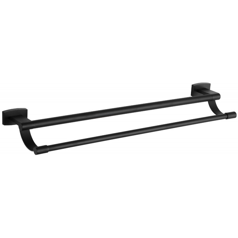 Mexen Zoja suport dublu pentru prosop, negru - 7019125-70