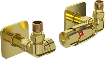 Mexen G00 termosztatikus készlet S burkolattal, arany - W903-900-909-50