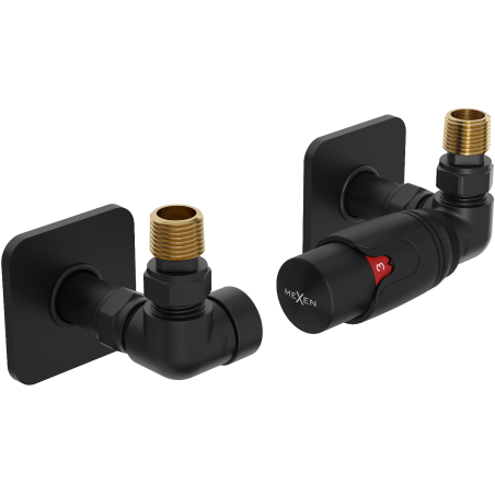 Mexen G00 set de termostat axial cu masco S, negru - W903-900-909-70