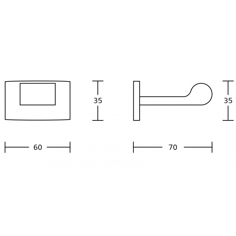 Mexen Zoja törölközőakasztó, arany - 7019135-50