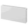 Mexen Line CCL33 lapos fűtőtest 500 x 1200 mm, alsó középső bekötés, 2281 W, fehér - W6C33L-050-120-00