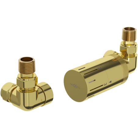 Mexen G05 termosztatikus tengelykészlet, arany - W903-958-50