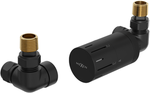 Mexen G05 tengelyes termosztát készlet, fekete - W903-958-70