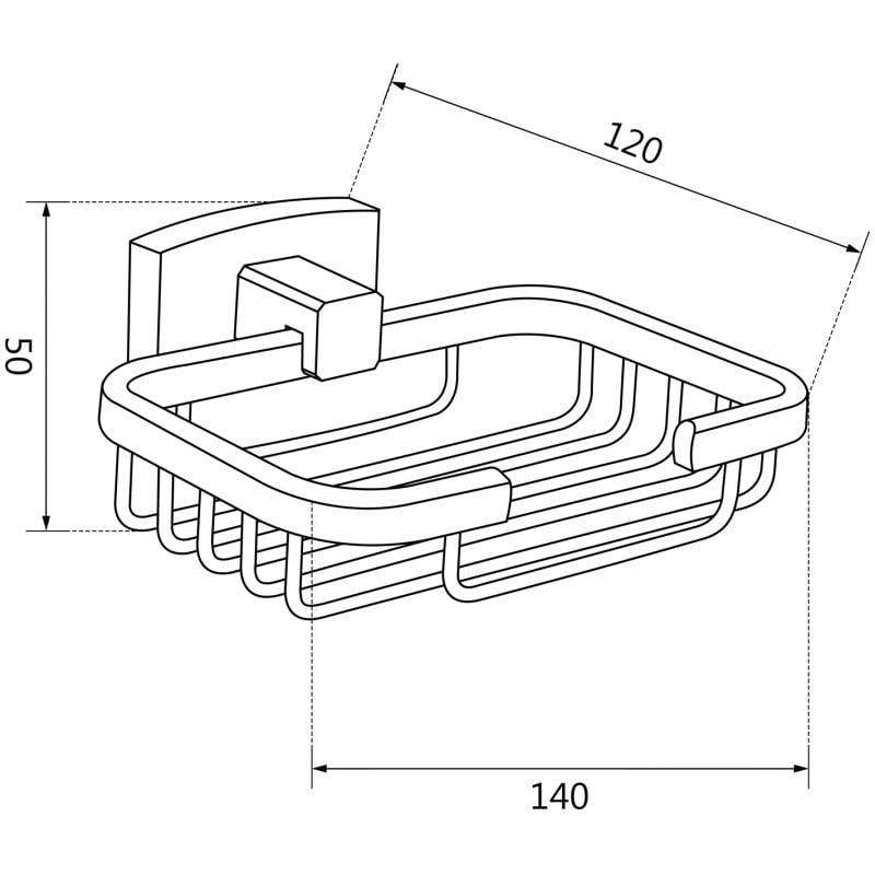 Mexen Zoja szappantartó, arany - 7019151-50