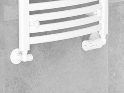 Mexen G05 termosztatikus készlet tengelyirányú burkolattal R, fehér - W903-958-904-20