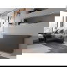 Mexen Flat CCF33 radiátor lemez 300 x 1000 mm, alsó közép bekötés, 1240 W, antracit - W6C33F-030-100-66