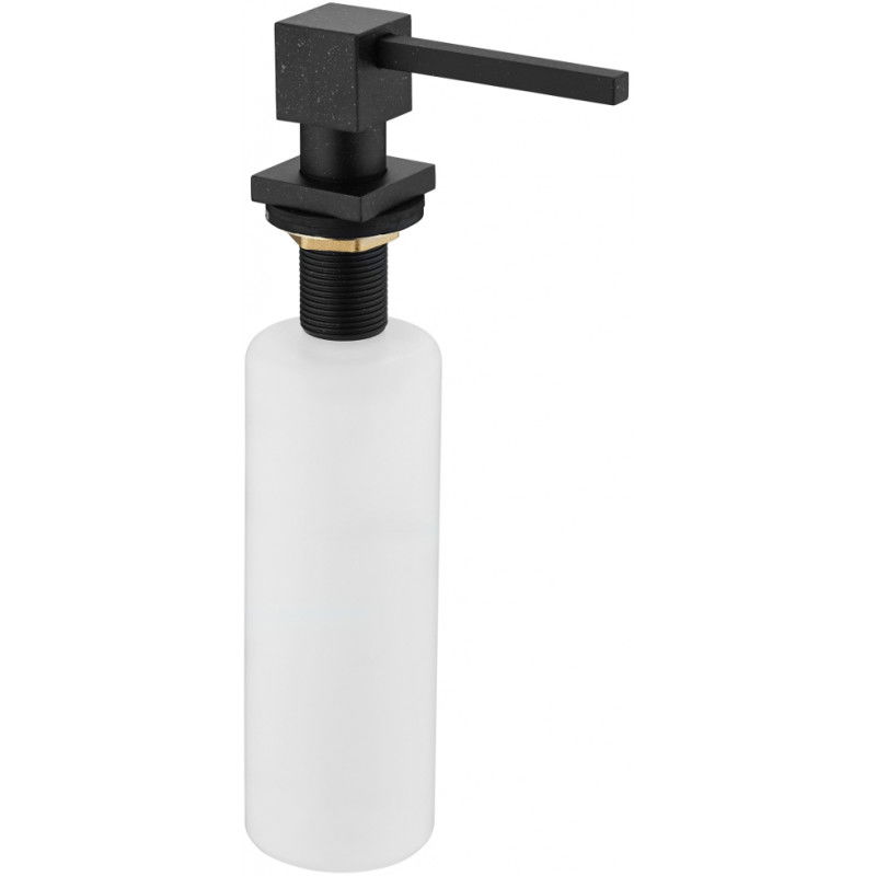 Mexen dozator de săpun pentru chiuvetă, negru cu pete - 6605320-76