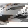 Mexen CC21 fűtőpanel 300 x 600 mm, alsó középső bekötés, 442 W, fekete - W6C21-030-060-70