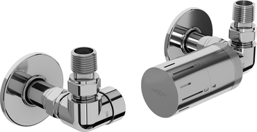 Mexen G05 set termostatic axial cu mască R, crom - W903-958-904-01