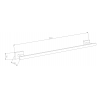 Mexen Arno cuier pentru prosop, Roz-auriu - 7020724-60