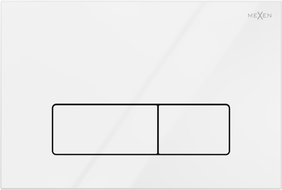Mexen Fenix 13 karcsú öblítőgomb, fényes fehér - 601300