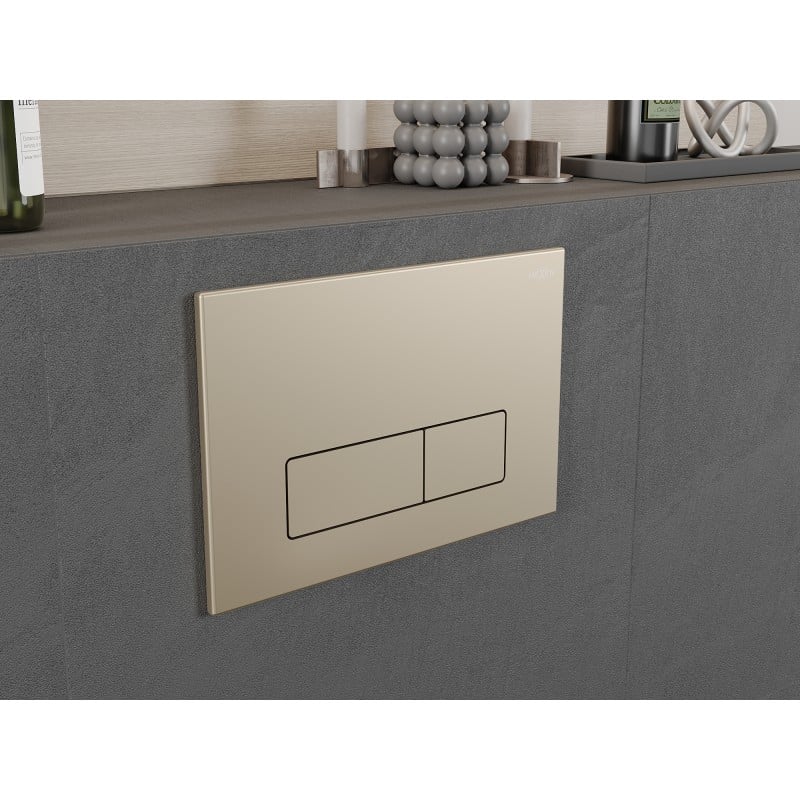 Mexen Fenix 13 Slim öblítőgomb, pezsgő arany - 601304