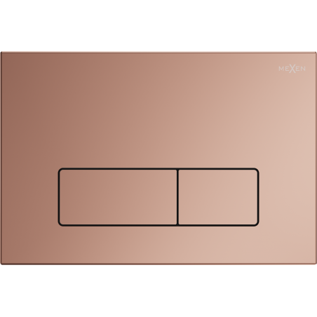 Buton de spălare Mexen Fenix 13 Slim, aur roz - 601305