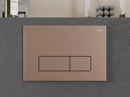 Mexen Fenix 13 buton de spălare Slim, aur roz - 601305