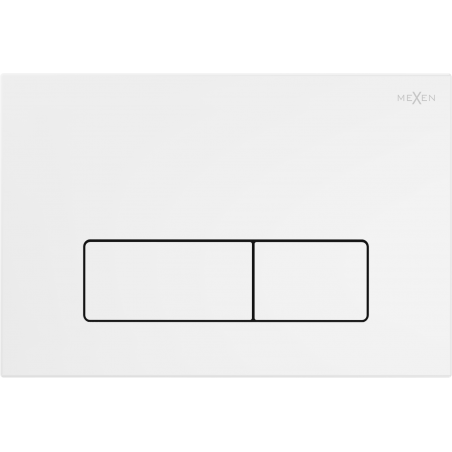 Mexen Fenix 13 Slim öblítő gomb, fehér matt - 601320