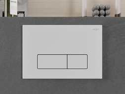 Mexen Fenix 13 Slim öblítő gomb, fehér matt - 601320