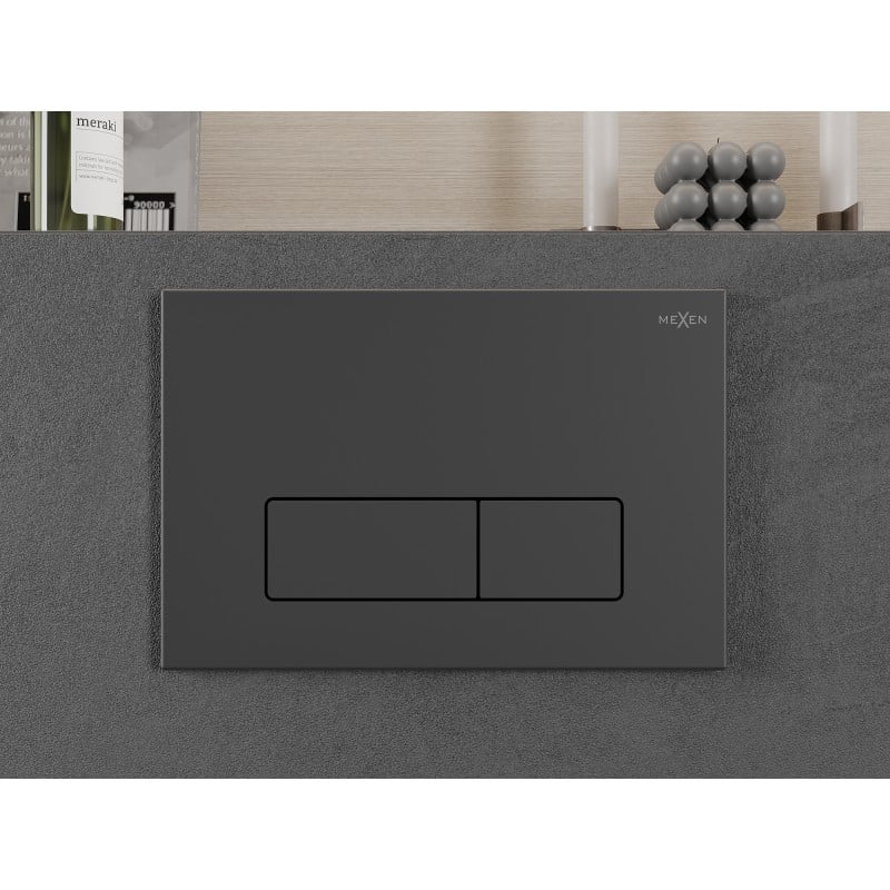Mexen Fenix 13 Slim öblítőgomb, pisztoly szürke - 601366