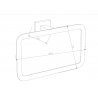 Mexen Arno cuier pentru prosop, Roz-auriu - 7020732-60