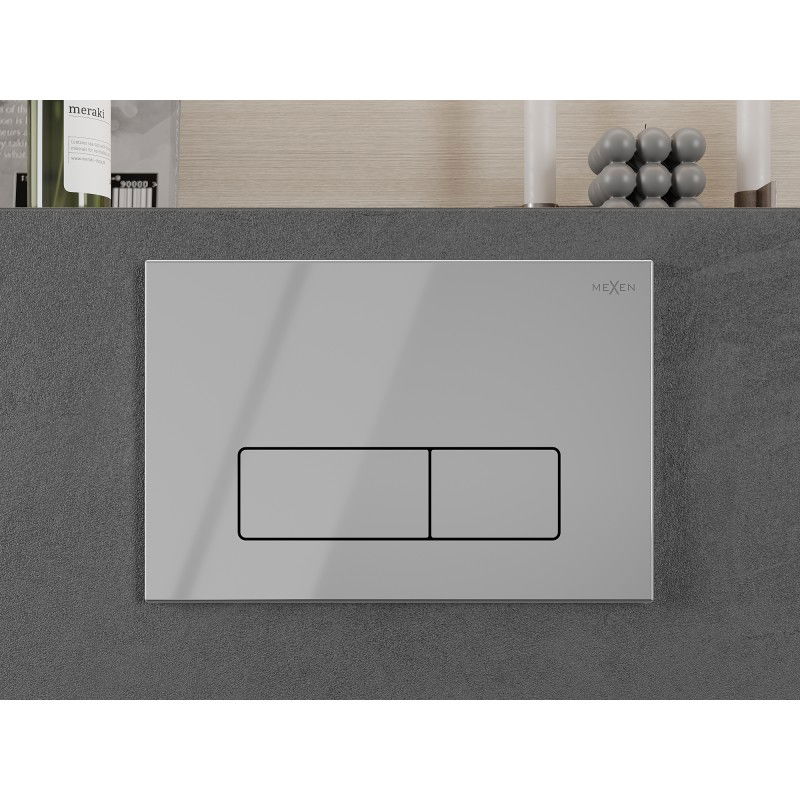 Mexen Fenix 13 buton de spălare Slim, crom lucios - 601301