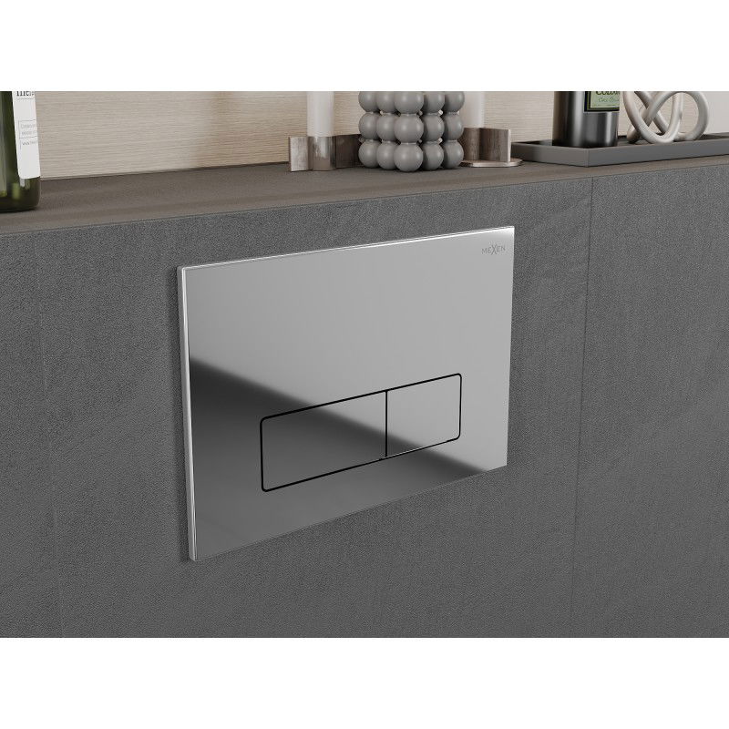 Mexen Fenix 13 buton de spălare Slim, crom lucios - 601301