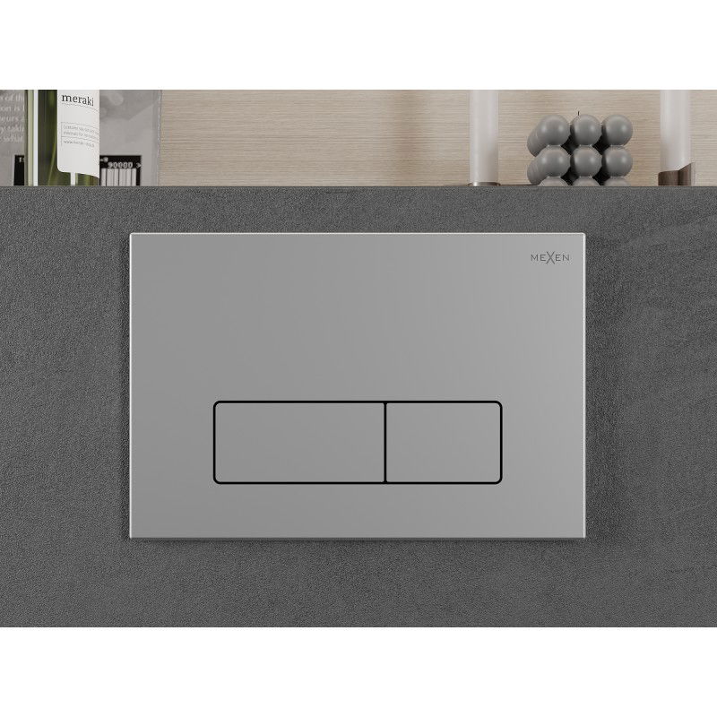 Mexen Fenix 13 buton de clătire Slim, crom mat - 601302