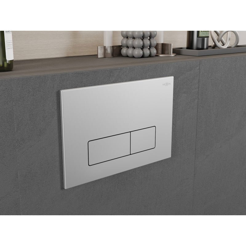 Mexen Fenix 13 buton de clătire Slim, crom mat - 601302