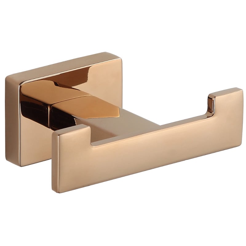 Mexen Arno dupla törölközőakasztó, rózsaarany - 7020735-60