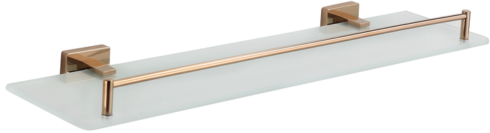 Mexen Arno raft de perete din sticlă, aur roz - 7020737-60