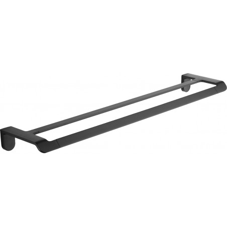 Mexen Lea cuiere dublu pentru prosoape, negru - 7026025-70