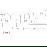 Mexen Lea cuier pentru prosop, Crom - 7026032-00