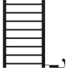 Mexen Oso elektromos radiátor 2 az 1-ben álló 910 x 500 mm, 200 W, fekete - W304-0910-500-00-70