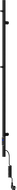 Radiator electric Mexen Pino cu suporturi pentru prosoape 1405 x 32 mm, 75 W, negru - W301-1405-032-00-70