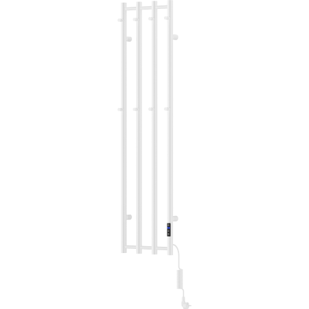 Mexen Pino elektromos radiátor törölközőtartókkal 1405 x 347 mm, 250 W, fehér - W301-1405-347-00-20