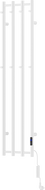 Mexen Pino elektromos radiátor törülközőtartókkal 1405 x 347 mm, 250 W, fehér - W301-1405-347-00-20