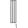 Mexen Pino elektromos radiátor törölközőtartókkal 1405 x 347 mm, 250 W, fekete - W301-1405-347-00-70
