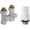 Mexen G02 kétcsöves termosztatikus készlet DN50, egyenes 1/2"x16 mm, nikkel - W912-016-928-01